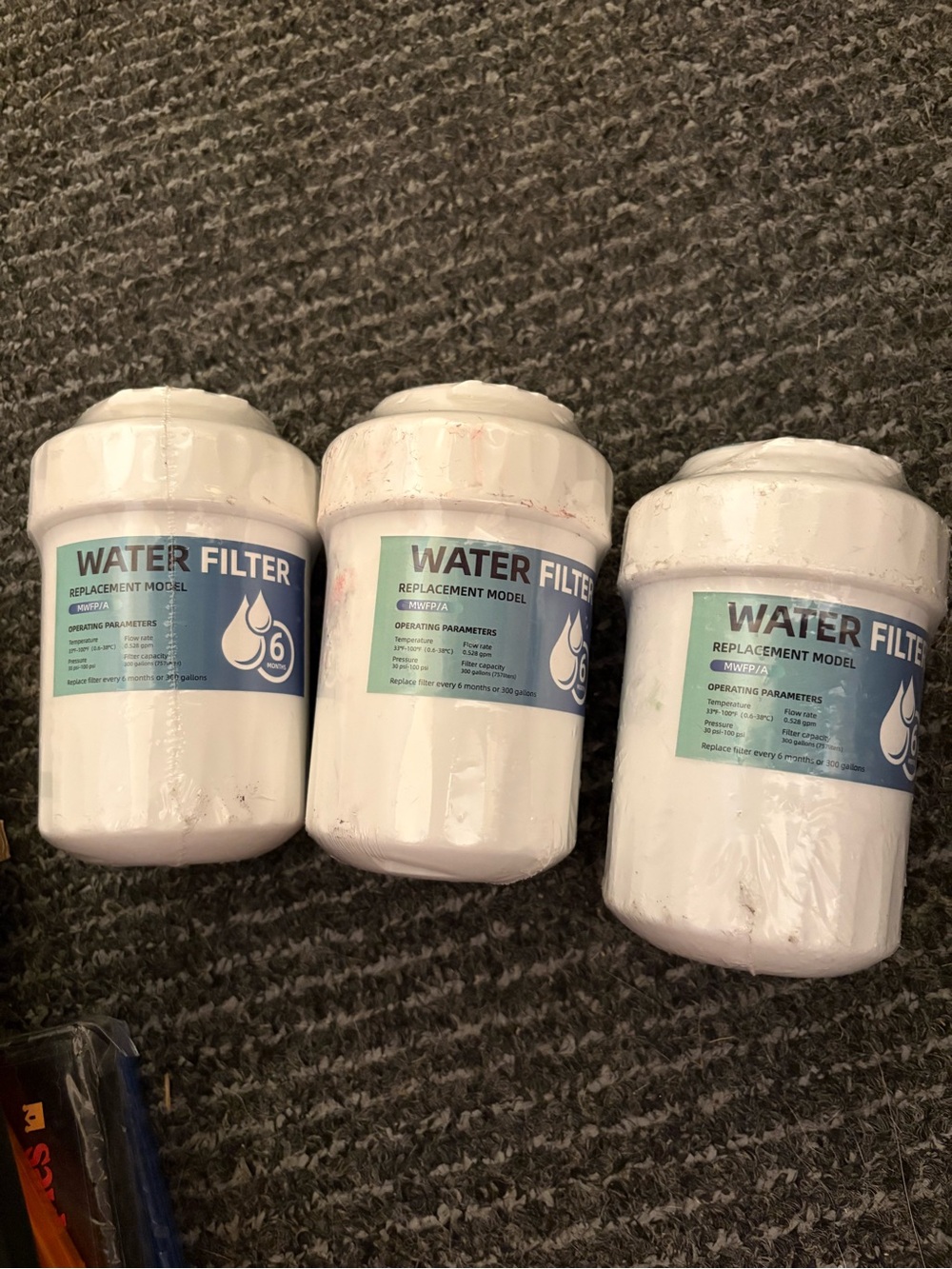3 - MWFP/A Water Filter Replacement